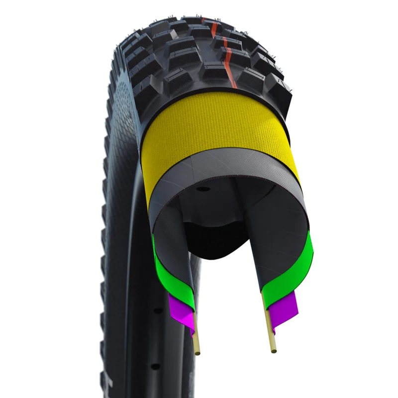 Schwalbe Big Betty Evo Super Trail TLE 26 x 2.4 62-559 ADDIX Soft E-25 26 Inch Bike Tyre Folding