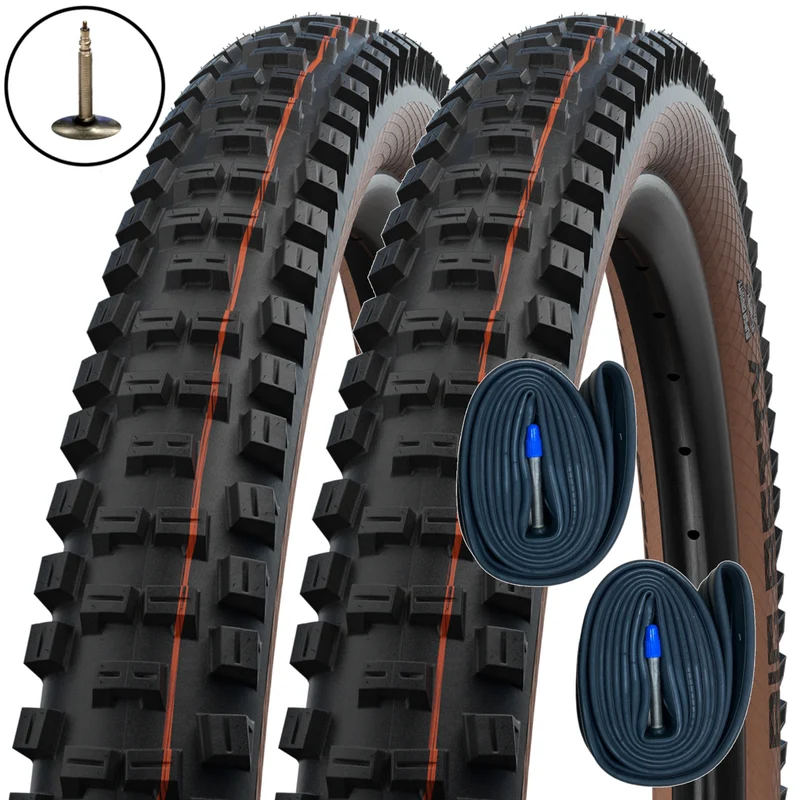 Schwalbe Big Betty Evo Super Trail TLE 29 x 2.4 62-622 ADDIX Soft E-25 29 Inch Bike Tyre Folding Tanwall