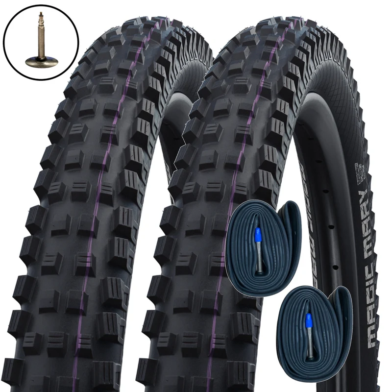 Schwalbe Magic Mary Evo Super Downhill TLE 26 x 2.35 60-559 ADDIX Ultra Soft E-25 26 Inch Bike Tyre Folding