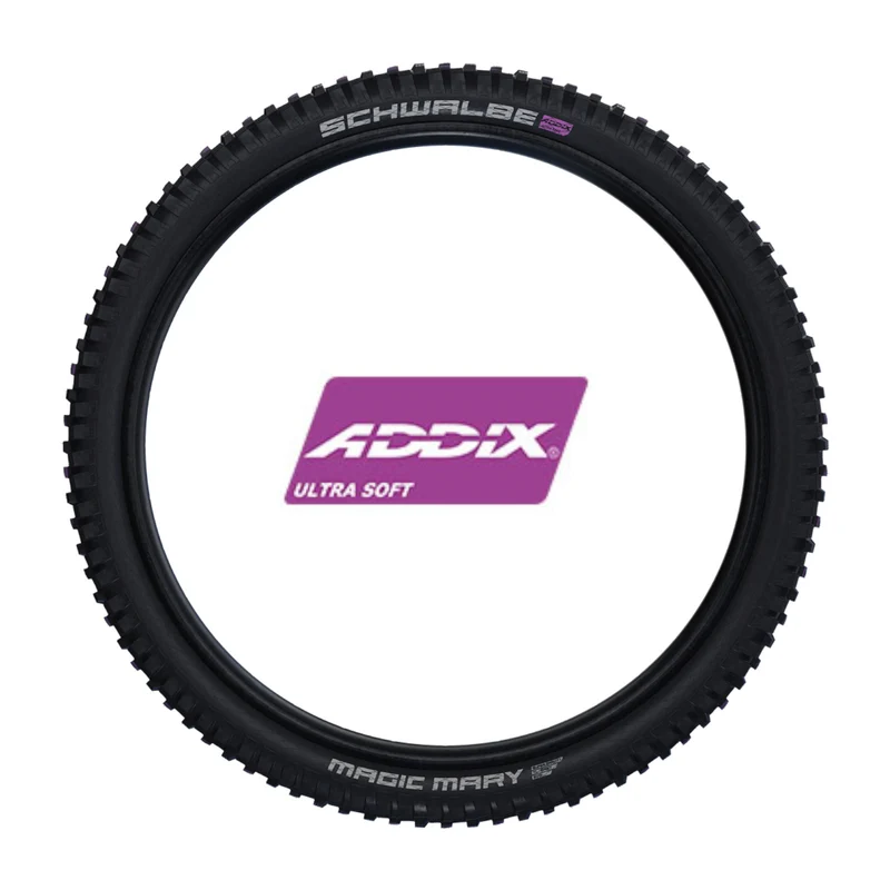 Schwalbe Magic Mary Evo Super Downhill TLE 26 x 2.35 60-559 ADDIX Ultra Soft E-25 26 Inch Bike Tyre Folding