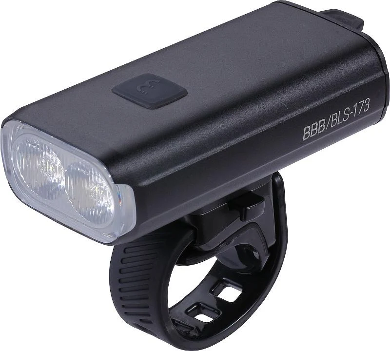 BBB Akku Frontlicht StrikeDuo 2000 BLS-173 inkl. Kabelfernbedienung, schwarz