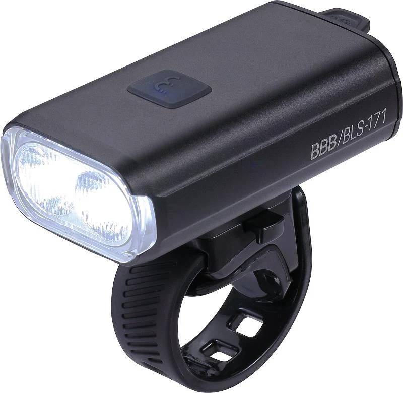 BBB Akku Frontlicht StrikeDuo 1200 BLS-171 schwarz