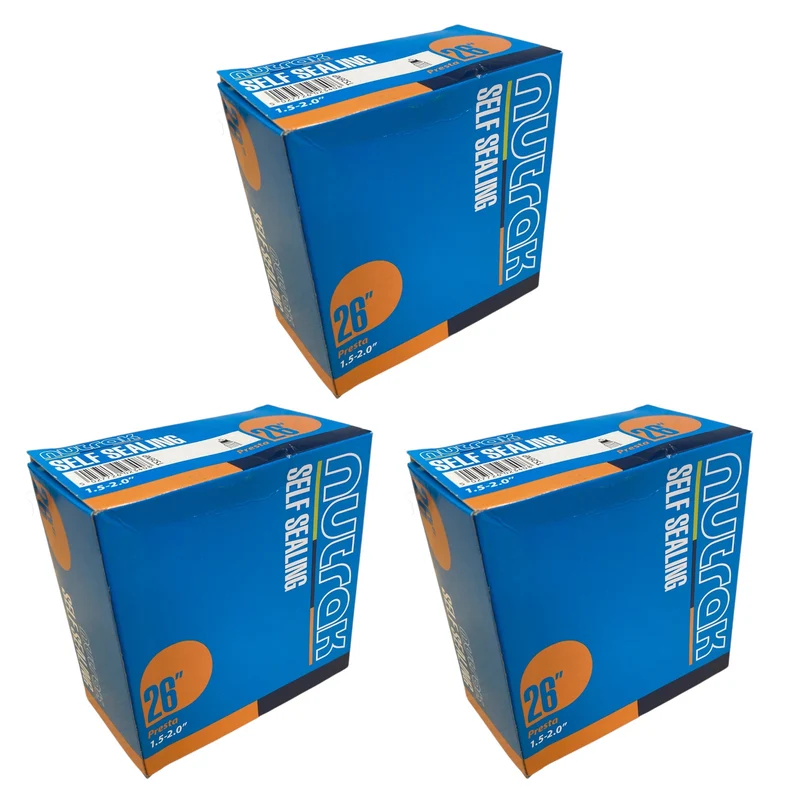 Nutrak 26 x 1.5 - 2.0 Self-Sealing 26 Inch Presta Valve Bike Inner Tube