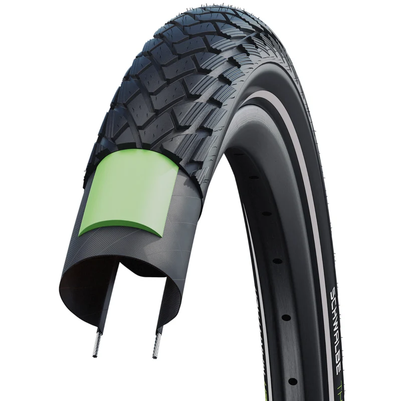 Schwalbe The Green Marathon 700 x 28mm Reflective 700c Bike Tyre