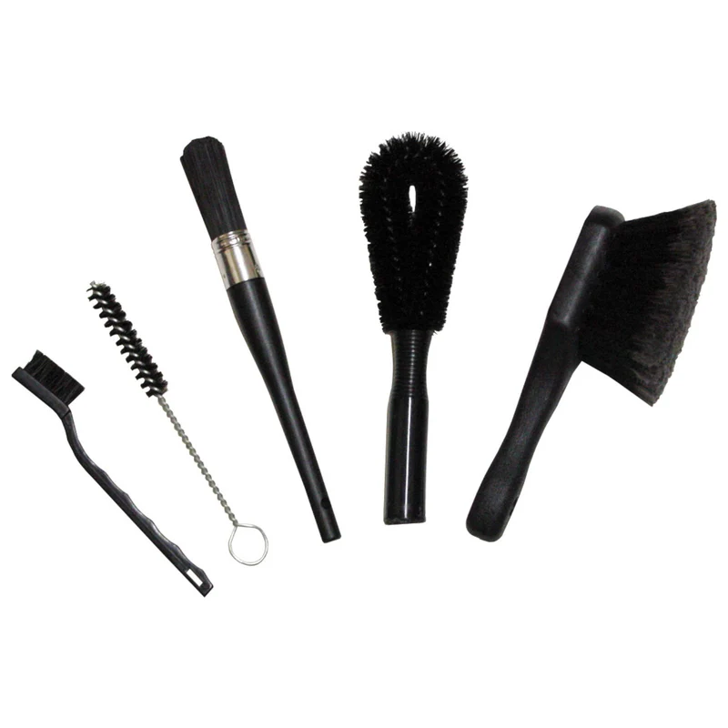 Finish Line Mechanics Cleaning Brush Set - 5 Different Brushes