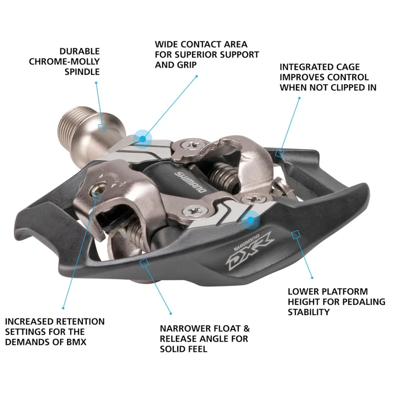 Shimano PD-MX70 DXR Shimano SPD Clipless Bike Pedals