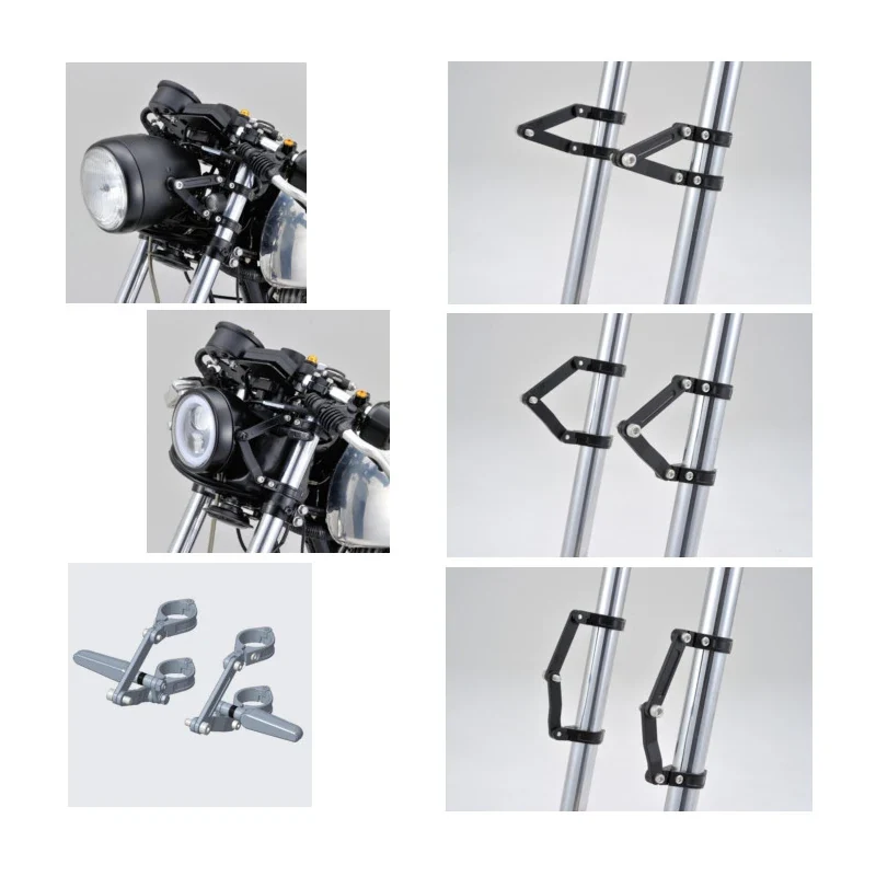 Lampenhalter Set DAYTONA DUAL-AXIS, mit Blinkerhalter