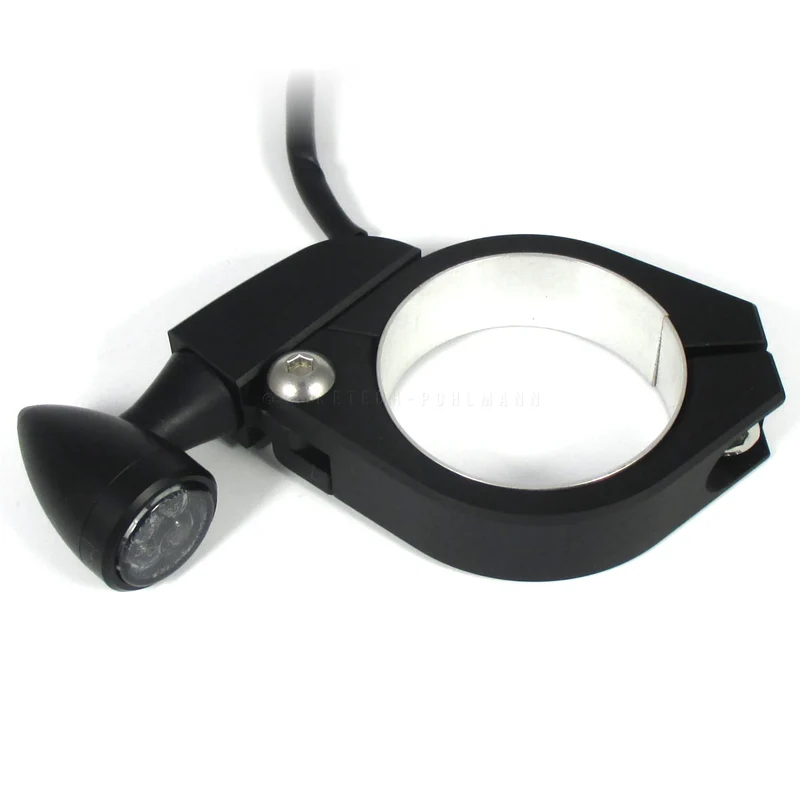 Blinkerhalter Set HIGHSIDER, Alu, für M8 Blinker