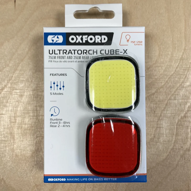 Oxford Ultratorch Cube-X LED Front & Rear Bike Light Set