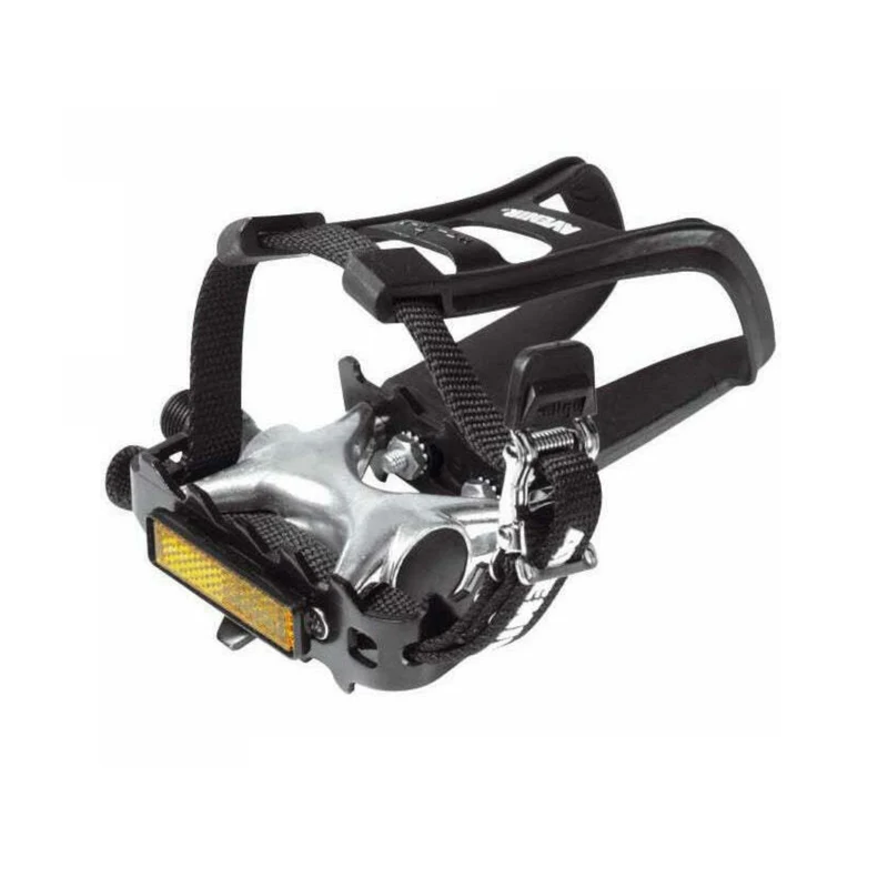 Raleigh Mountain Bike Pedal and Toe Clip with Straps 9/16" Bike Pedal Toe Clips