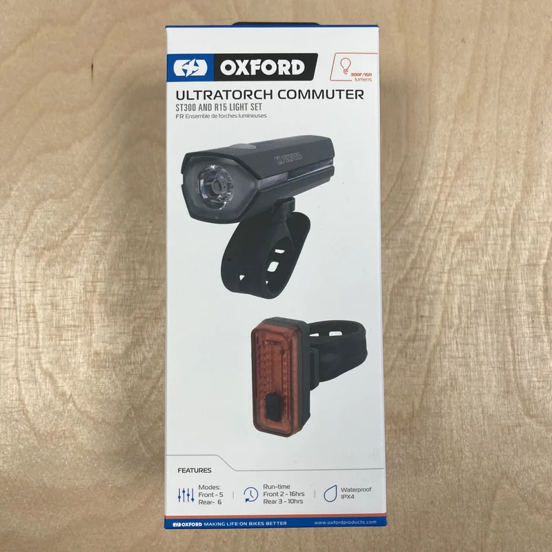 Oxford Ultratorch ST Commuter Front & Rear Bike Light Set