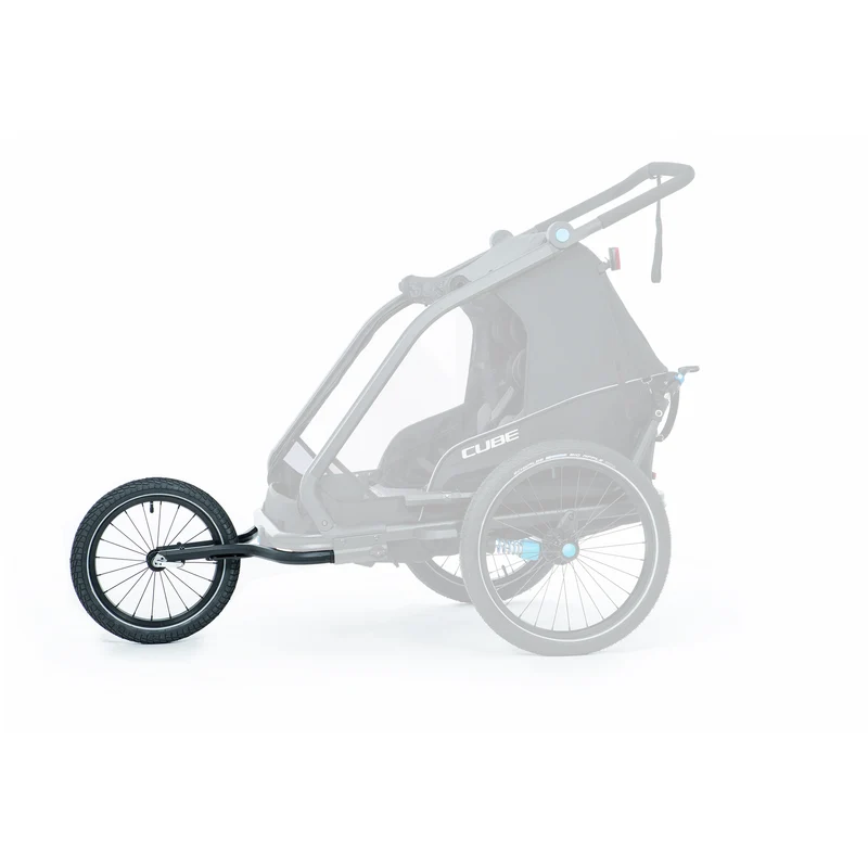 Cube Jogger Kit für Kinder Fahrradanhänger Double CMPT black