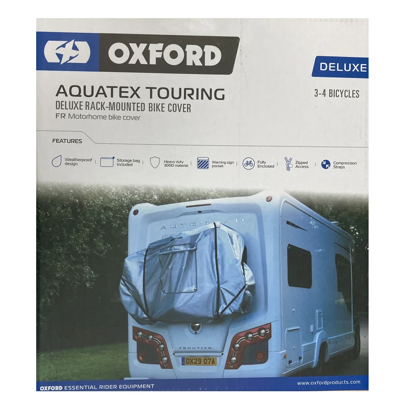 Oxford Aquatex Touring Deluxe 1-2 Bike Storage Cover Motorhome