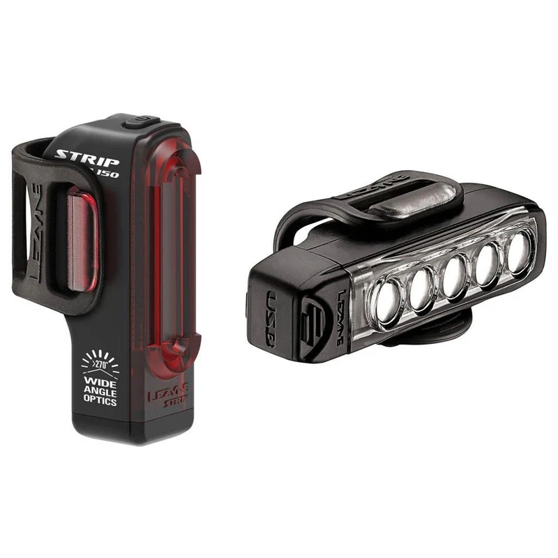 Lezyne Strip Drive Schwarz Set