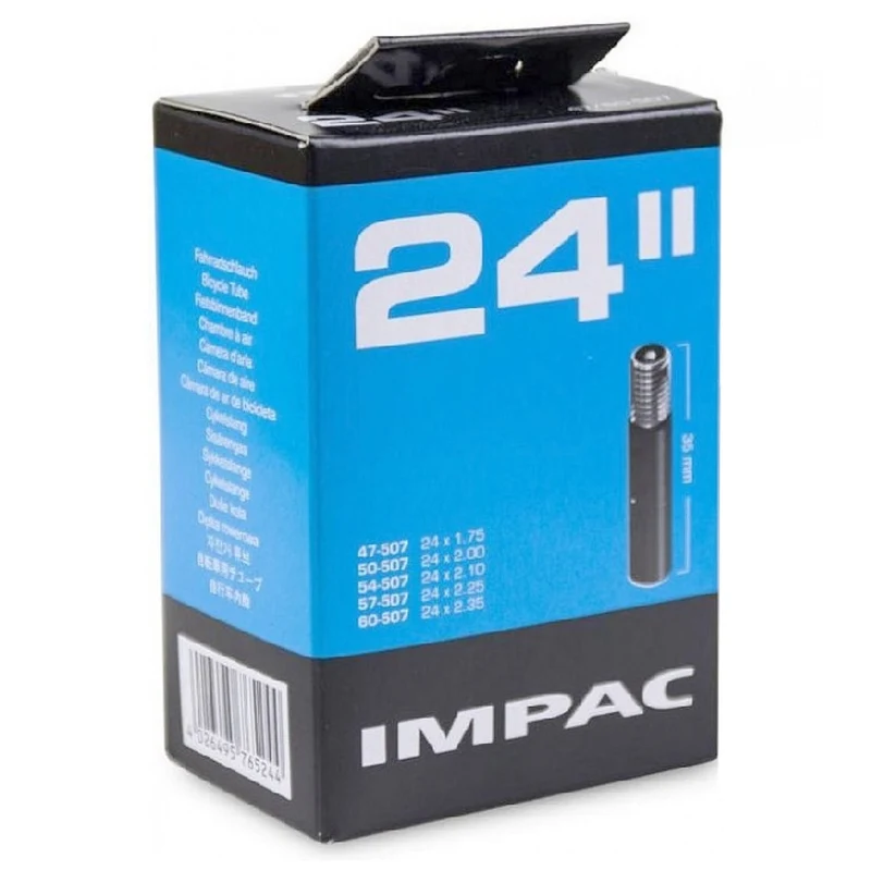Impac AV24 24 x 1.50 / 2.35'' 24 Inch Schrader Valve Bike Inner Tube