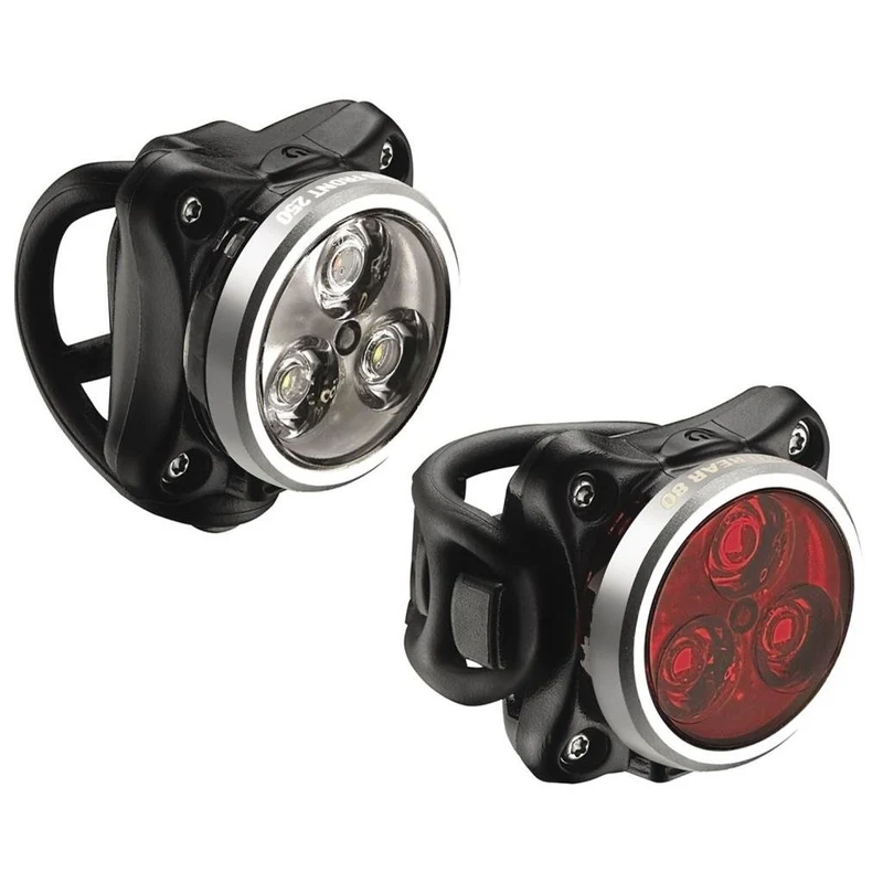 Lezyne Zecto Drive Silber Set