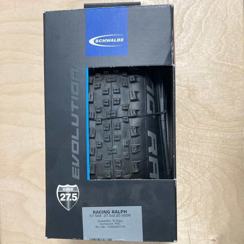 Schwalbe Racing Ralph 27.5 x 2.25" 27.5 Inch Bike Tyre SnakeSkin TL-Easy Folding Evo
