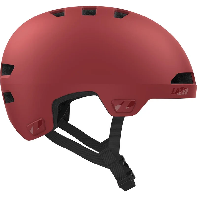 Lazer Helm Maze Jr KinetiCore Kids & Junior Matte Ruby Red Unisize + Sticker