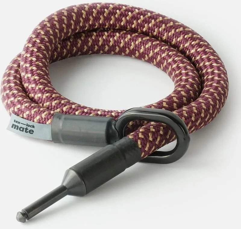 Texlock Einsteckseil für Rahmenschloss mate 120 chateau red
