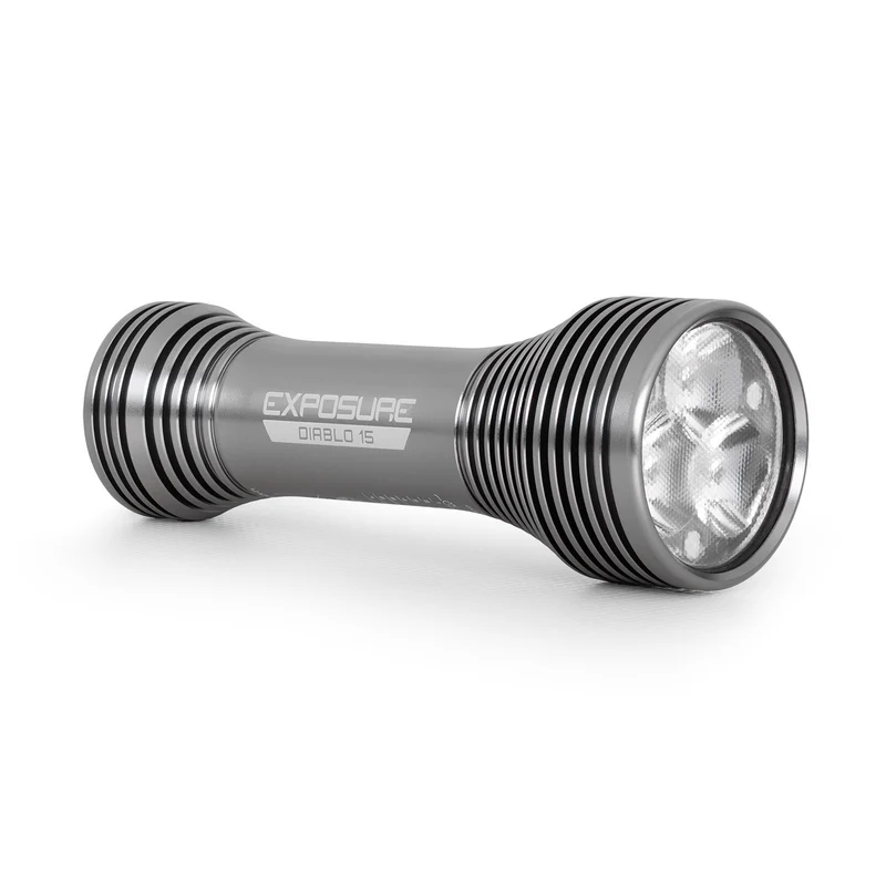 Exposure Diablo Mk15 with Helmet & Handlebar Mounts Front Bike Light TAP Technology