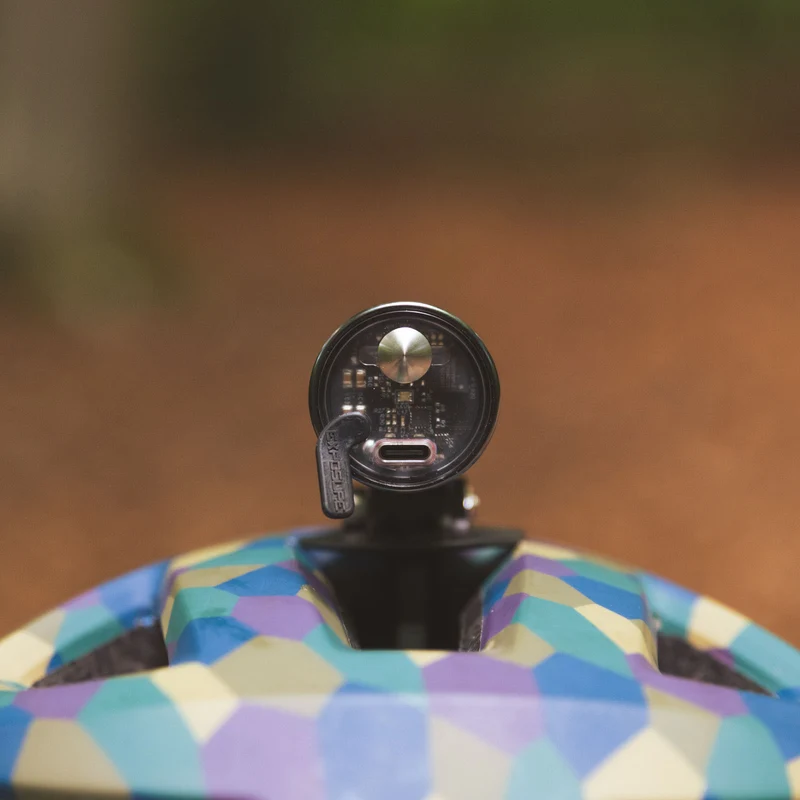 Exposure Joystick Mk18 with Helmet & Handlebar Mounts Front Bike Light TAP Technology