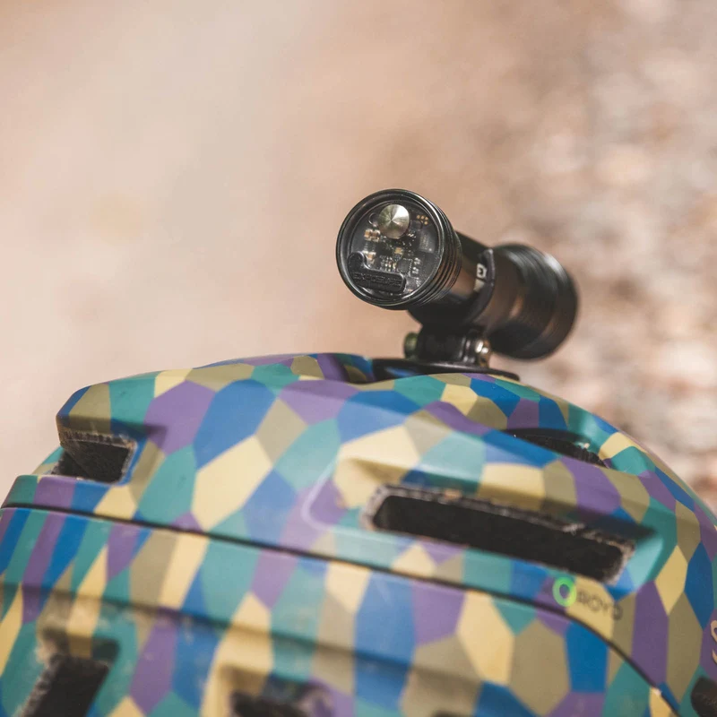 Exposure Joystick Mk18 with Helmet & Handlebar Mounts Front Bike Light TAP Technology