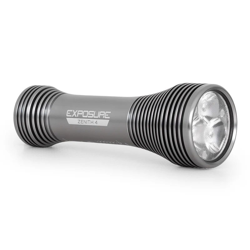 Exposure Zenith Mk4 with Helmet and Handlebar Mounts Front Bike Light TAP Technology