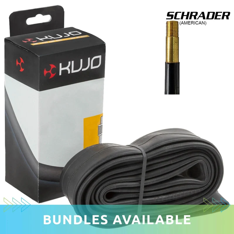 Kujo Universal 26 x 1.75-2.125" 33mm 26 Inch Schrader Valve Bike Inner Tube