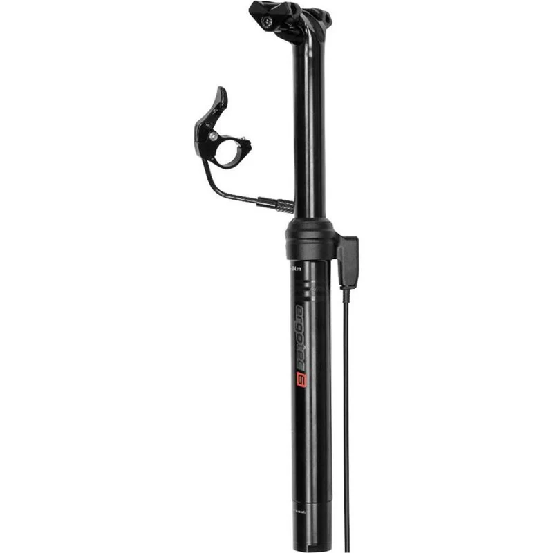 ERGOTEC Up&Down RC Sattelstütze höhenverstellbar ø 27,2 x 400 mm, mit Fernbedienung, schwarz