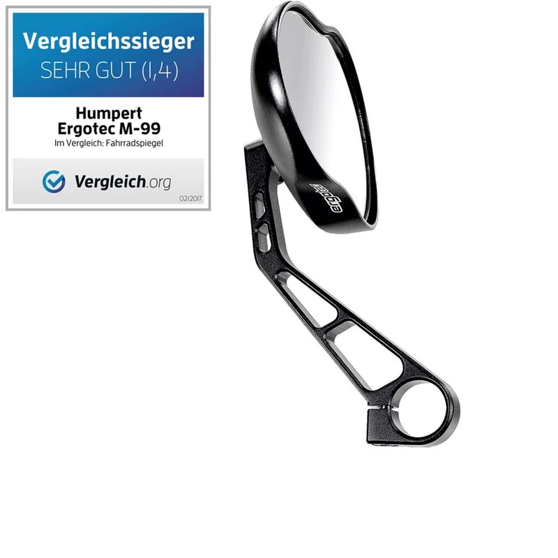 Ergotec Spiegel M99 Alu schwarz