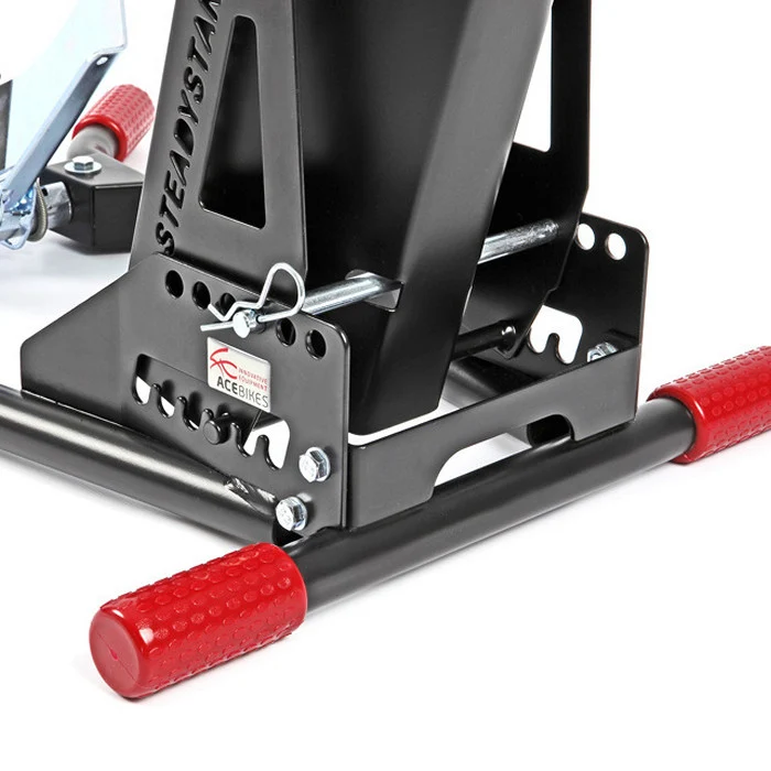 Motorradwippe ACEBIKES SteadyStand Multi bis 21 Zoll schwarz
