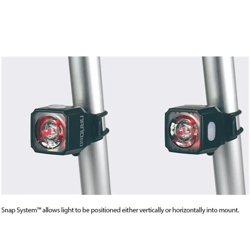 Cateye Nano-F / Nano 60 New Front & Rear Bike Light Set