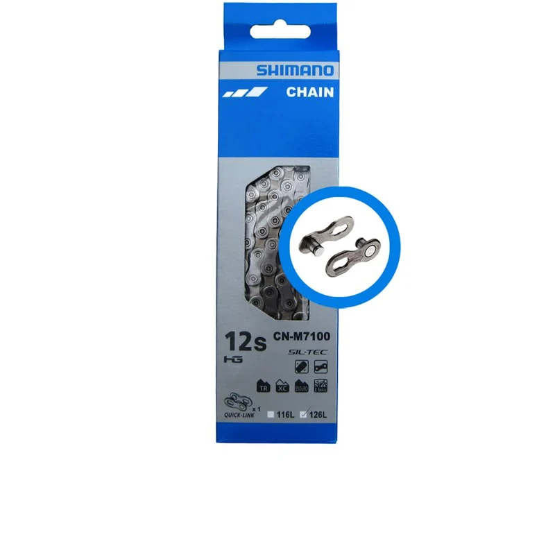 Shimano 12s Kette M7100Q 126-Glieder