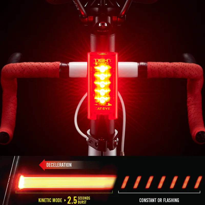 Cateye Tight Kinetic Rear Bike Light