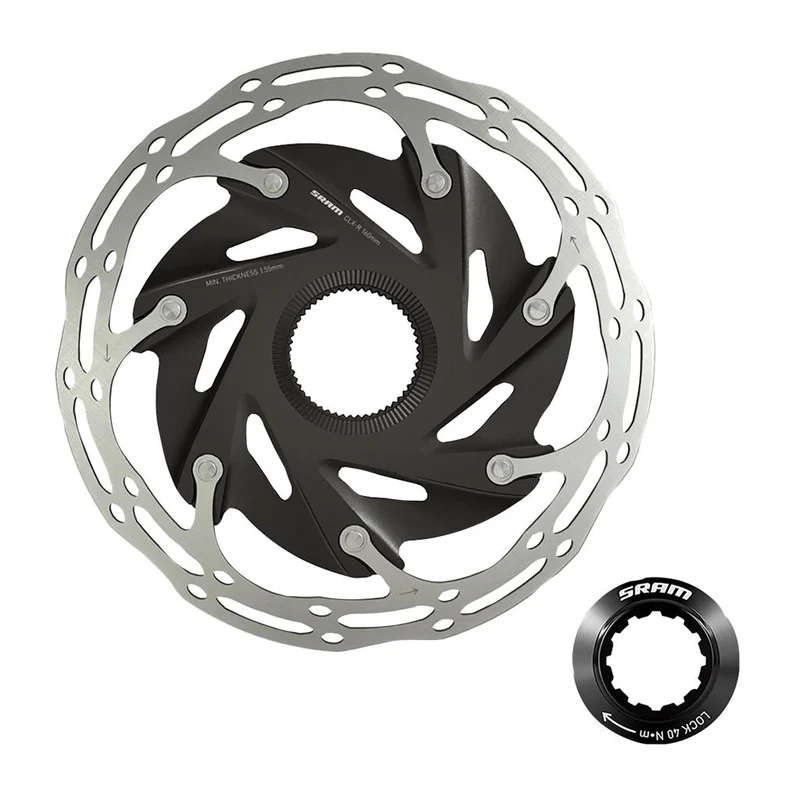 Sram Ø140mm,2-Piece,sw,abgerundet,CenterLock Bremsscheibe SRAM Centerline X Road A1