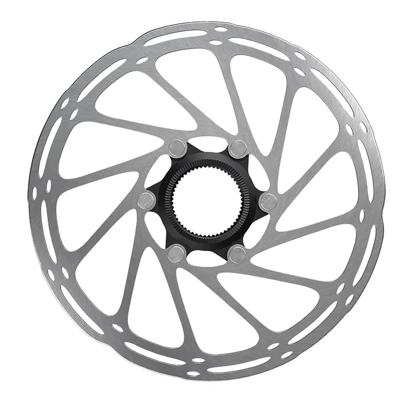 Sram Ø180mm, schwarz, abgerundet, CenterLock Bremsscheibe SRAM Centerline A2