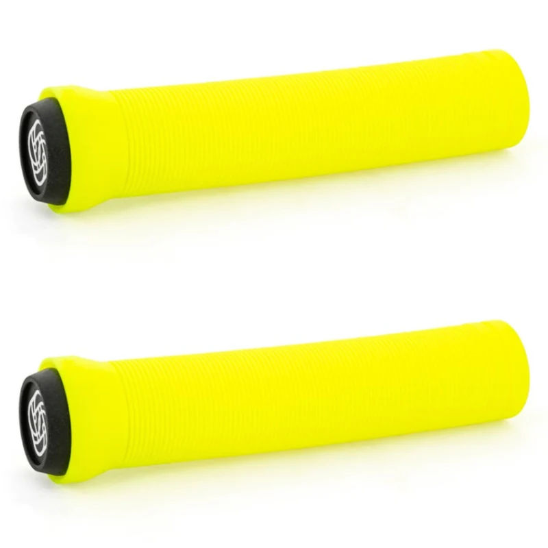 Gusset Sleeper No Flange Yellow Bike Handlebar Grips
