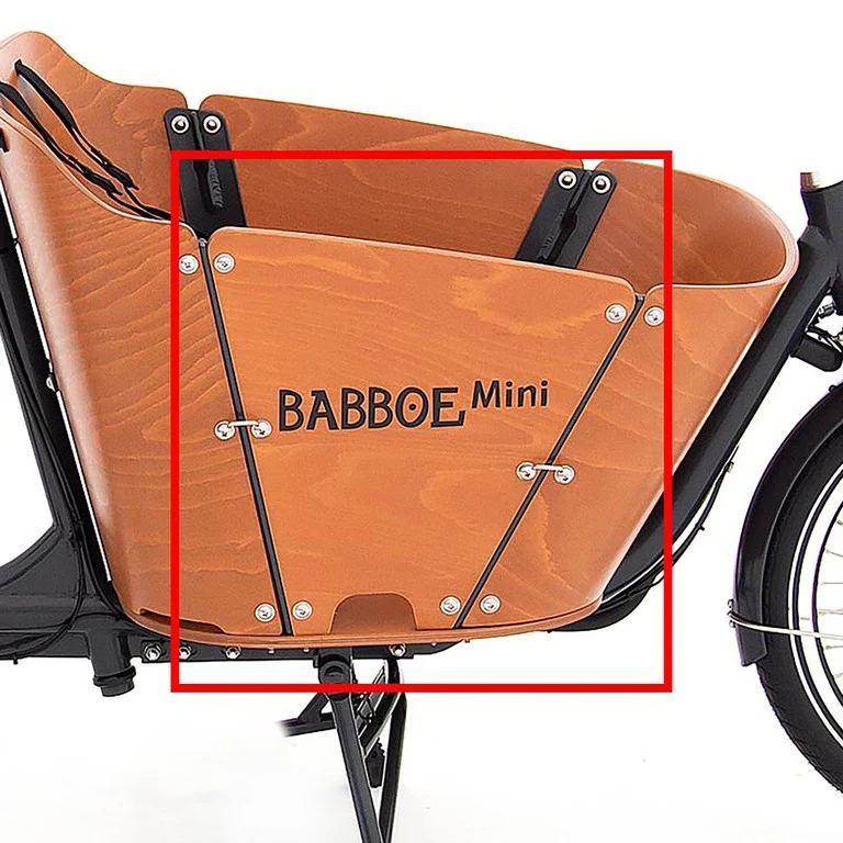 Babboe Mini, Holz, rechts Seitenpaneel Babboe