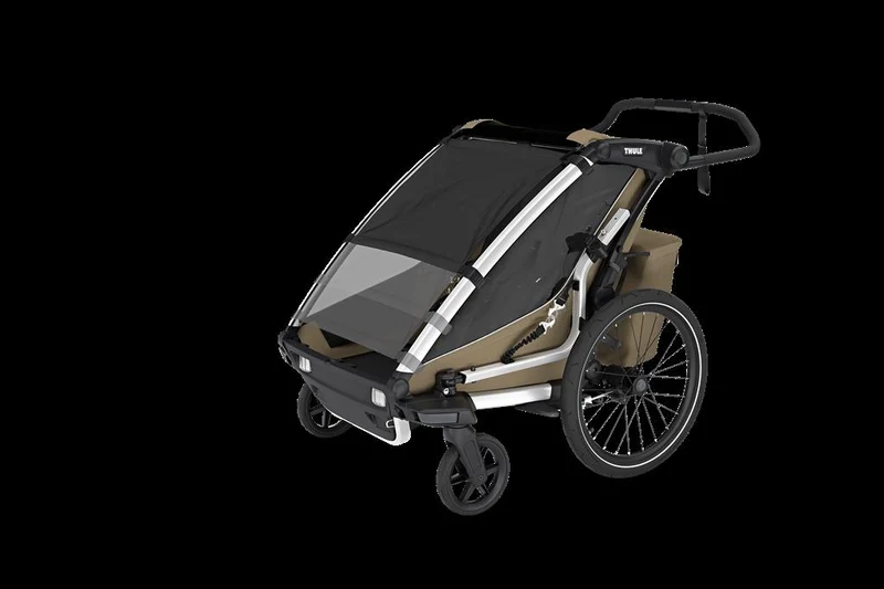 Thule Single, Faded Khaki Kinderanhänger Thule Chariot Cross 2