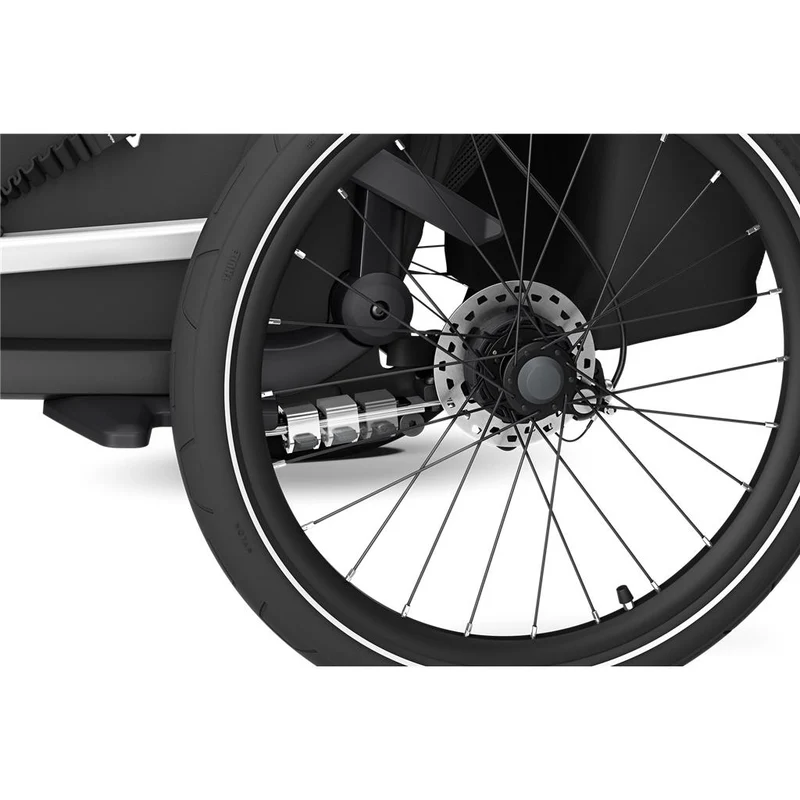 Thule Single, schwarz Kinderanhänger Thule Chariot Sport 2