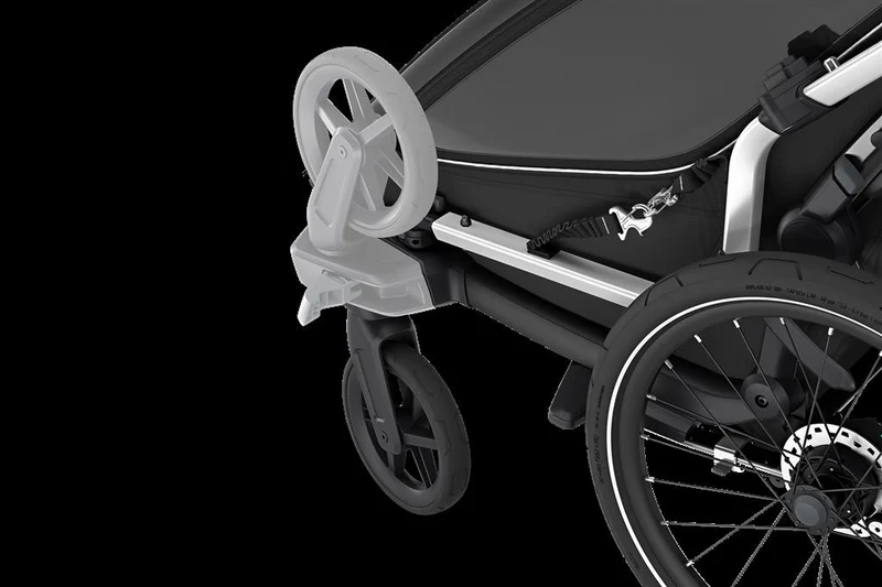Thule Double, schwarz Kinderanhänger Thule Chariot Sport 2