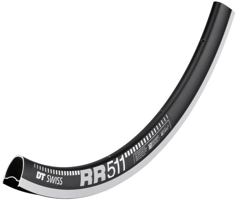 DT Swiss Felge RR 511 28", schwarz, 28 Loch, 622-18, VL 6,5mm