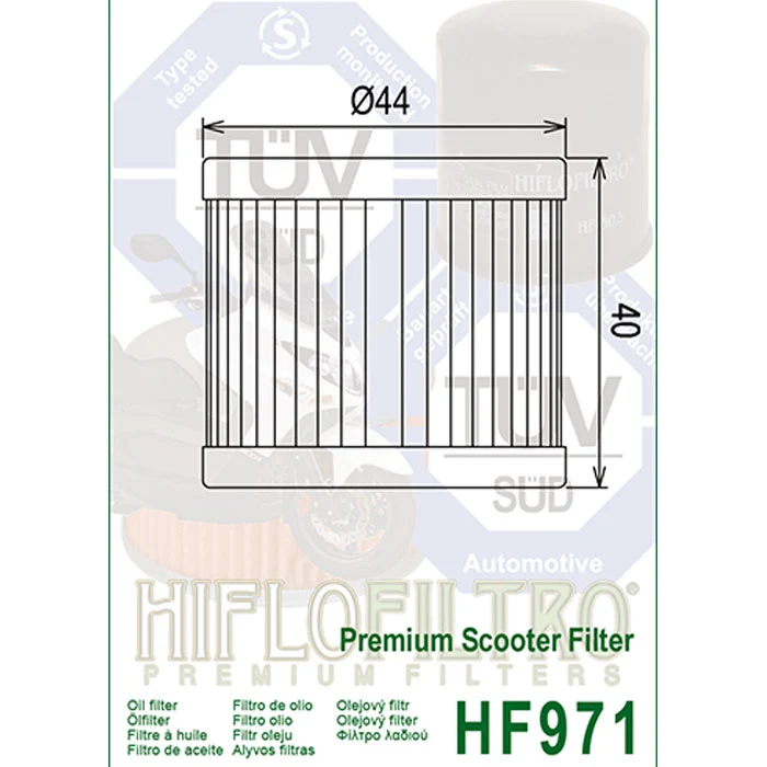 Ölfilter HIFLOFILTRO HF971
