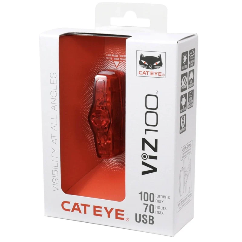 Cateye Viz 100 Rechargeable Rear Bike Light
