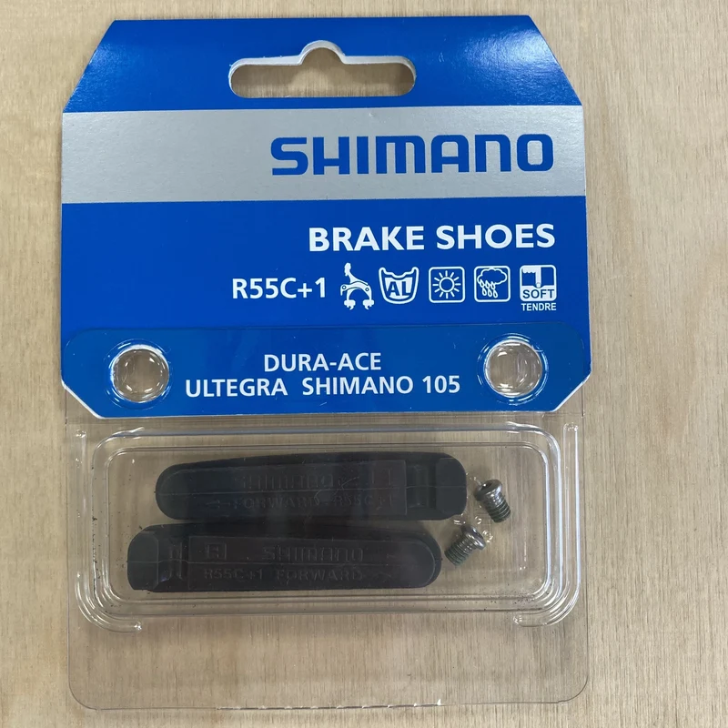 Shimano Brake Pad Inserts BR-7700 R55C+1mm - Pair Bike Brake Pad Inserts