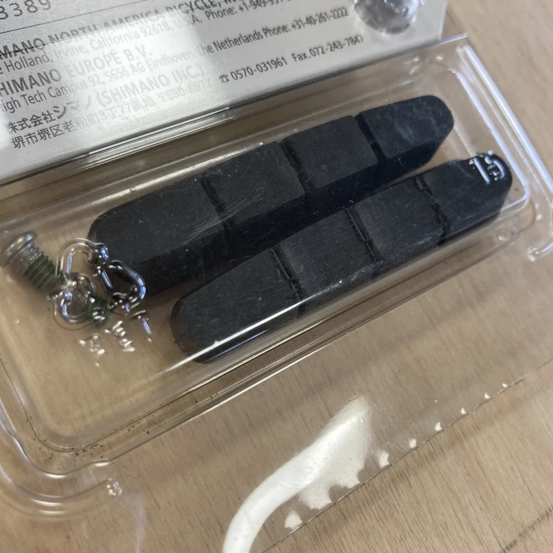 Shimano Brake Pad Inserts BR-7700 R55C+1mm - Pair Bike Brake Pad Inserts