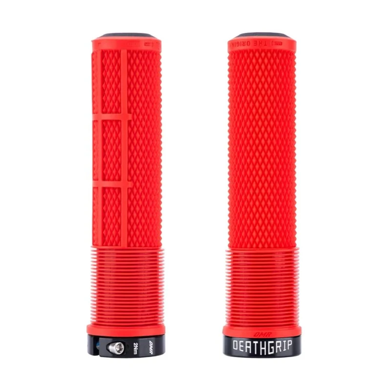 DMR DeathGrip 2 Red Thick Flangeless Bike Handlebar Grips