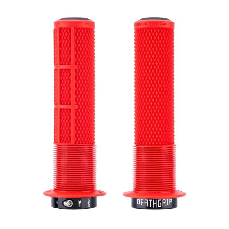 DMR DeathGrip 2 Red Thin Flanged Bike Handlebar Grips