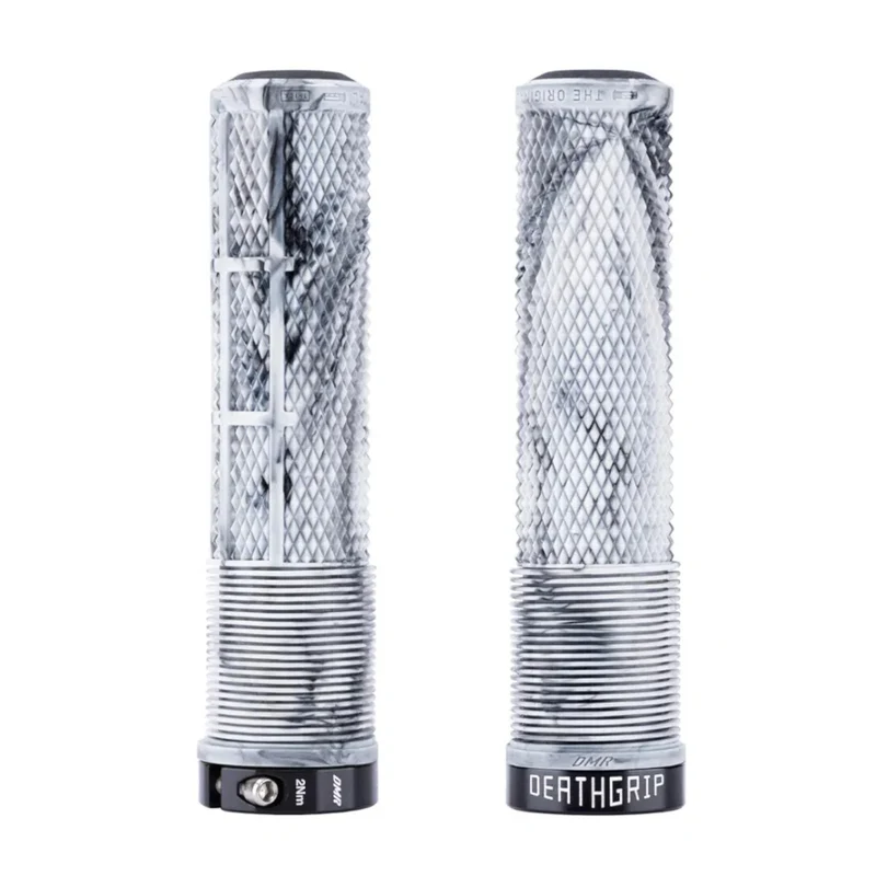 DMR DeathGrip 2 Snow Camo Thick Flangeless Bike Handlebar Grips