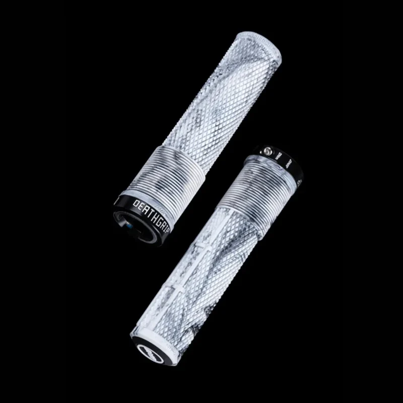 DMR DeathGrip 2 Snow Camo Thick Flangeless Bike Handlebar Grips